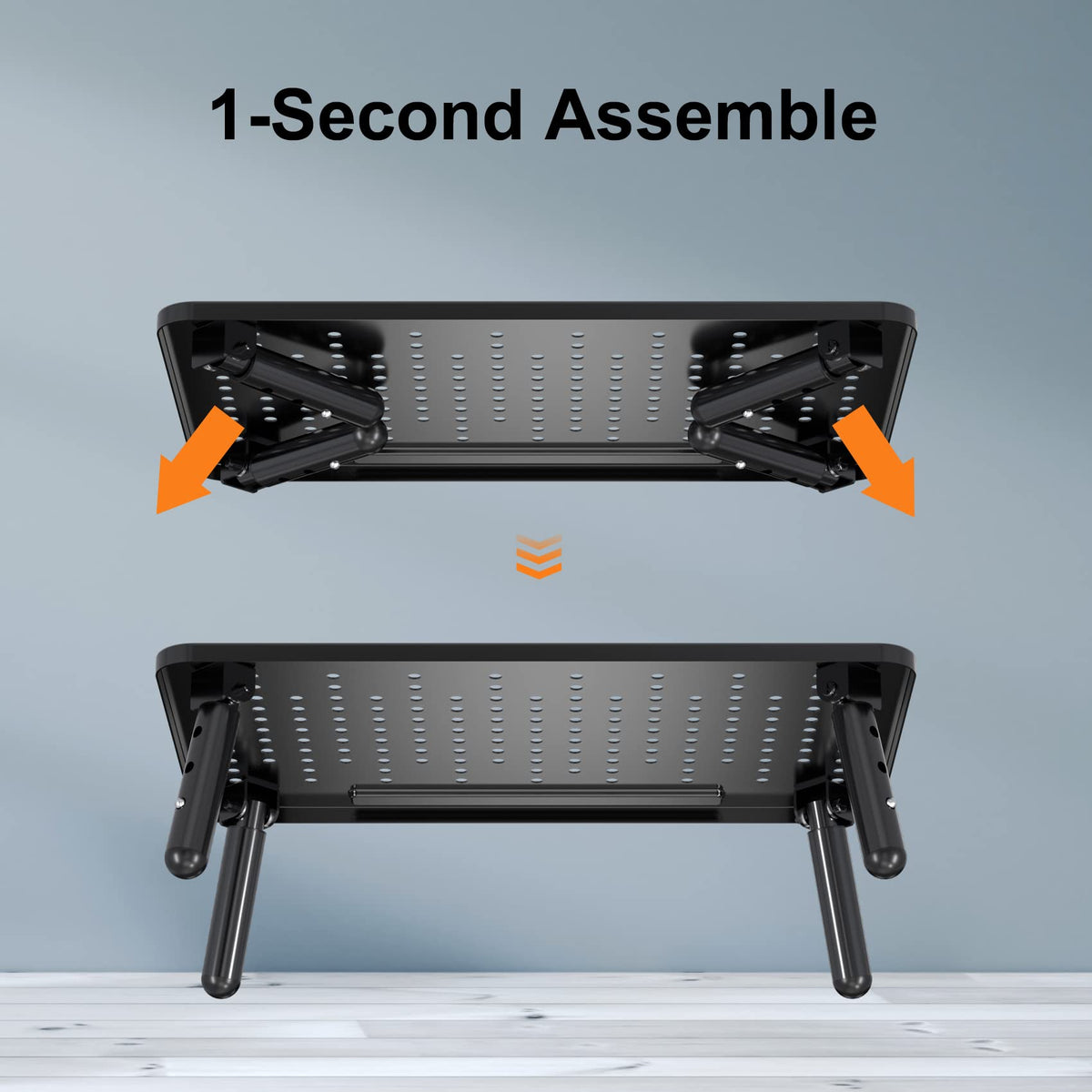 Bracwiser Foldable Monitor Riser Metal Computer Stand for Desk 3 Height Adjustable Laptop Stand