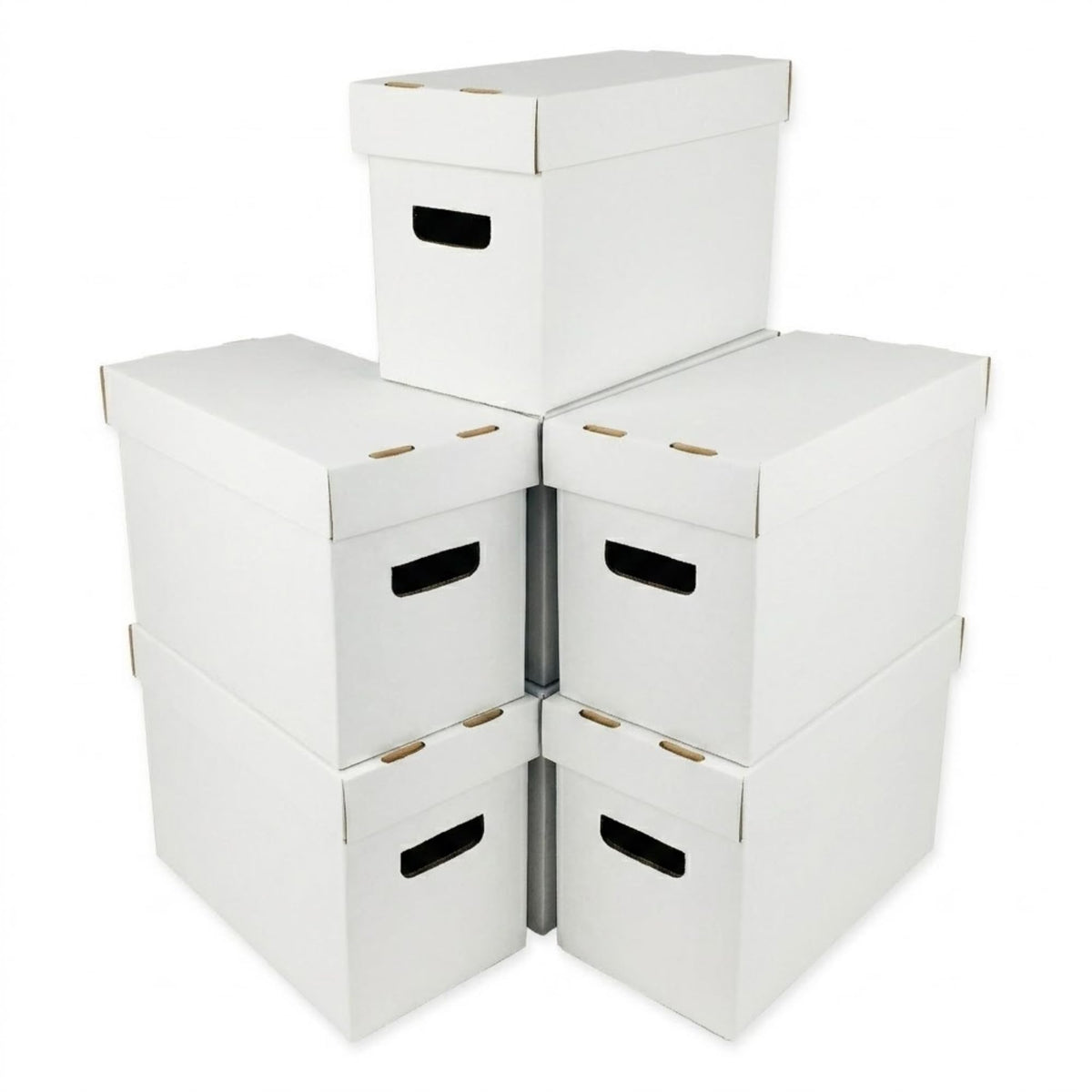 Max Protection Comic Book Storage Short Boxes - 5-Pack