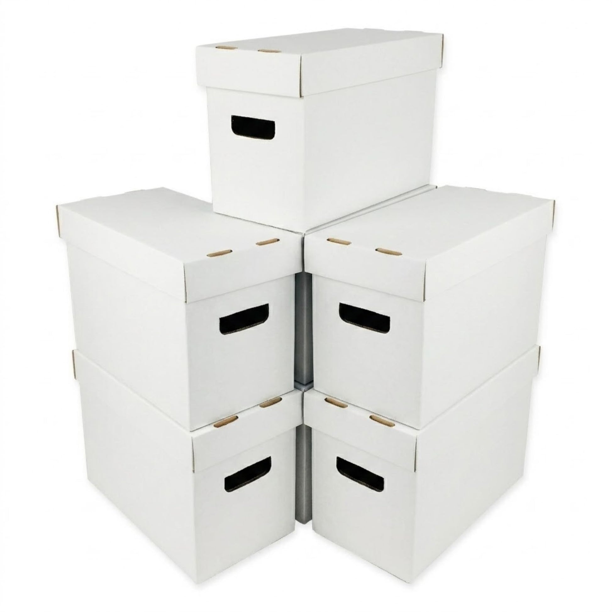 Max Protection Comic Book Storage Short Boxes - 5-Pack