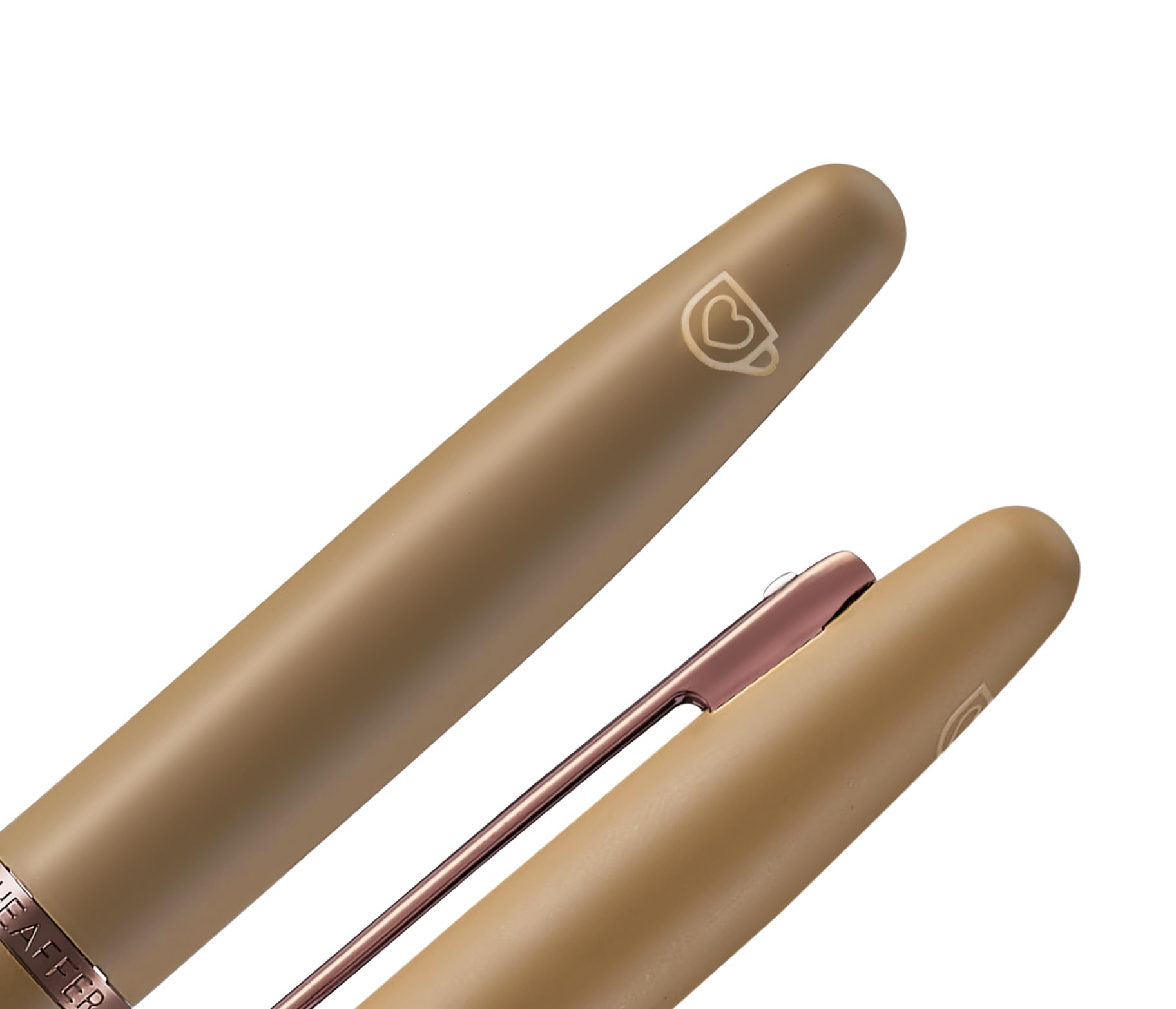 Sheaffer VFM 9428 Coffee Edition Matt Brown Fountain Pen with Regal Brown PVD Trims - Medium
