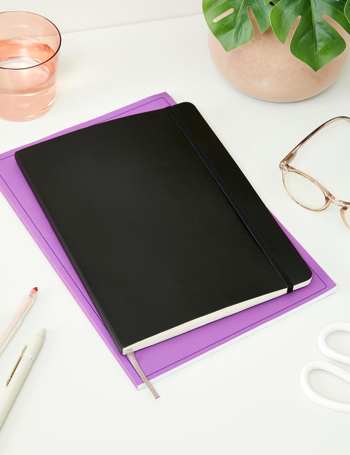 Moleskine Classic Notebook, Soft Cover, XL (7.5" x 9.5") Dotted, Black, 192 Pages