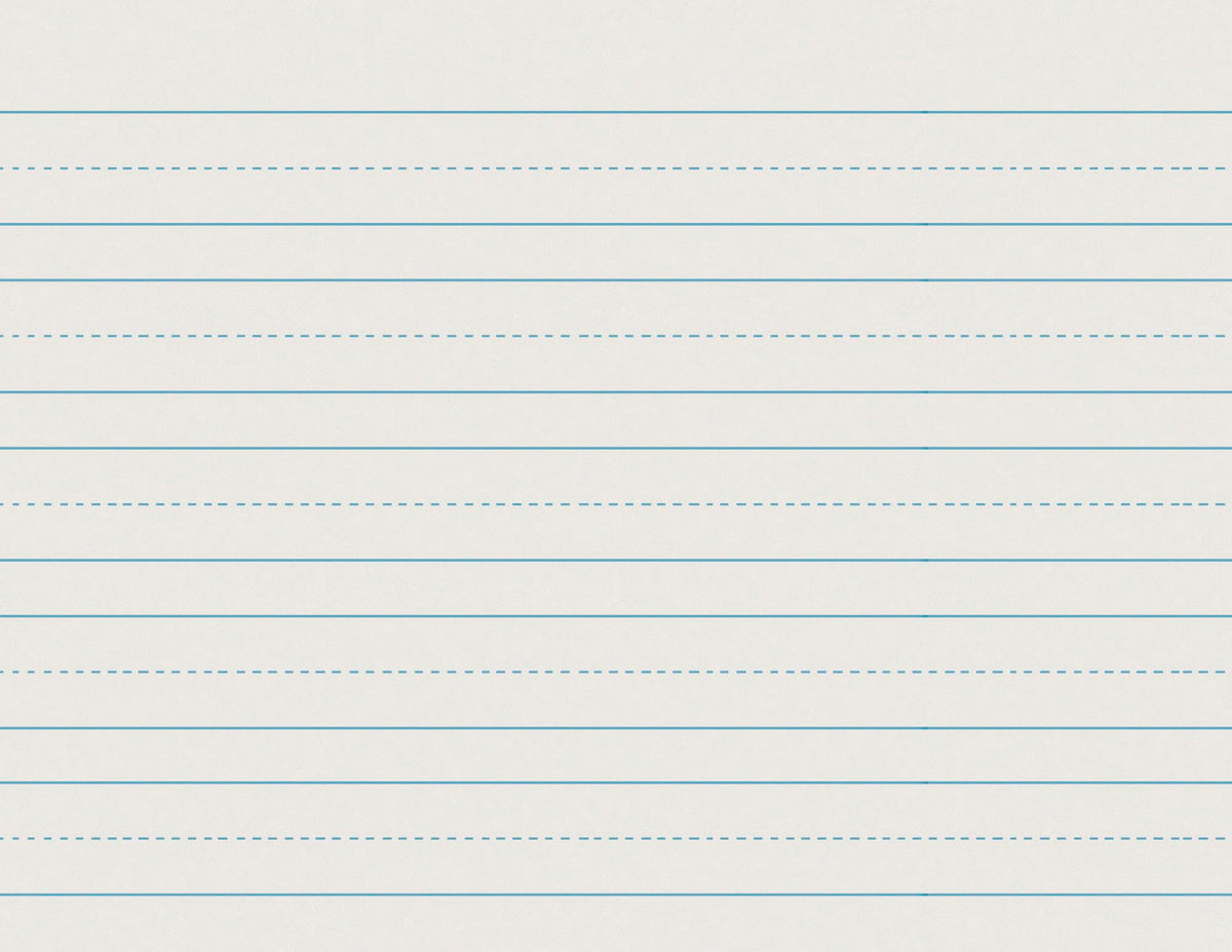 School Smart - 85348 Skip-A-Line Ruled Writing Paper, 1 Inch Ruled Long Way, 10-1/2 x 8 Inches