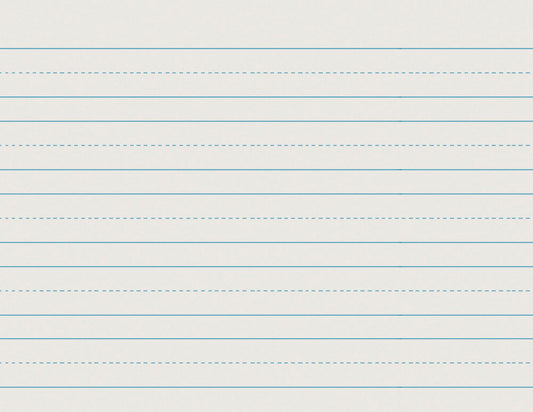 School Smart - 85348 Skip-A-Line Ruled Writing Paper, 1 Inch Ruled Long Way, 10-1/2 x 8 Inches