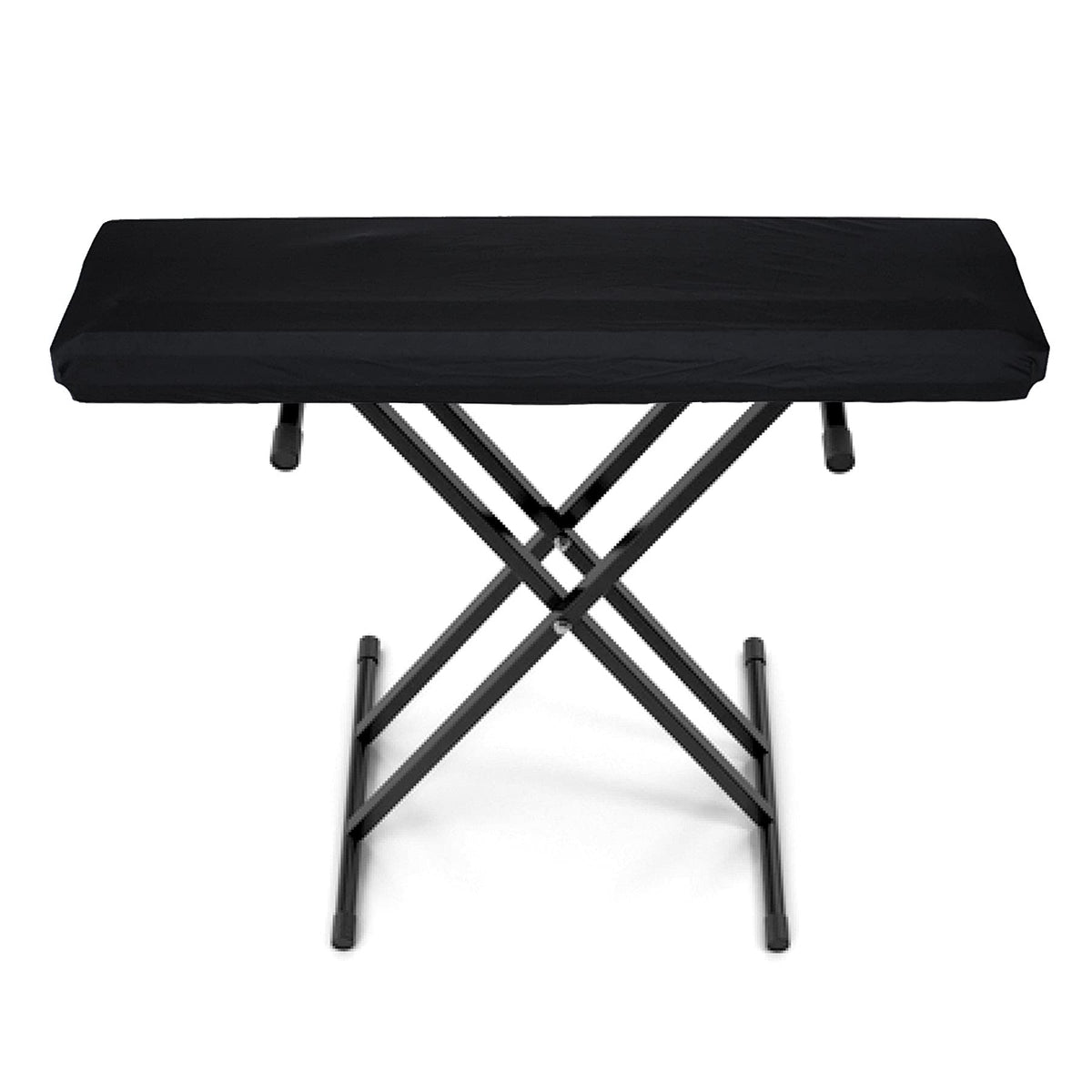 LIGICKY Stretchable 61 & 73 & 76 Keys Digital Piano Keyboard Dust Cover, Black
