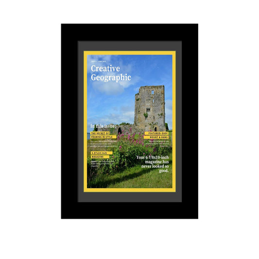 Creative Picture Frames 10.5 x 12.5 Magazine Frame with Full-Strength Glass, Holds Up To A 1/4"