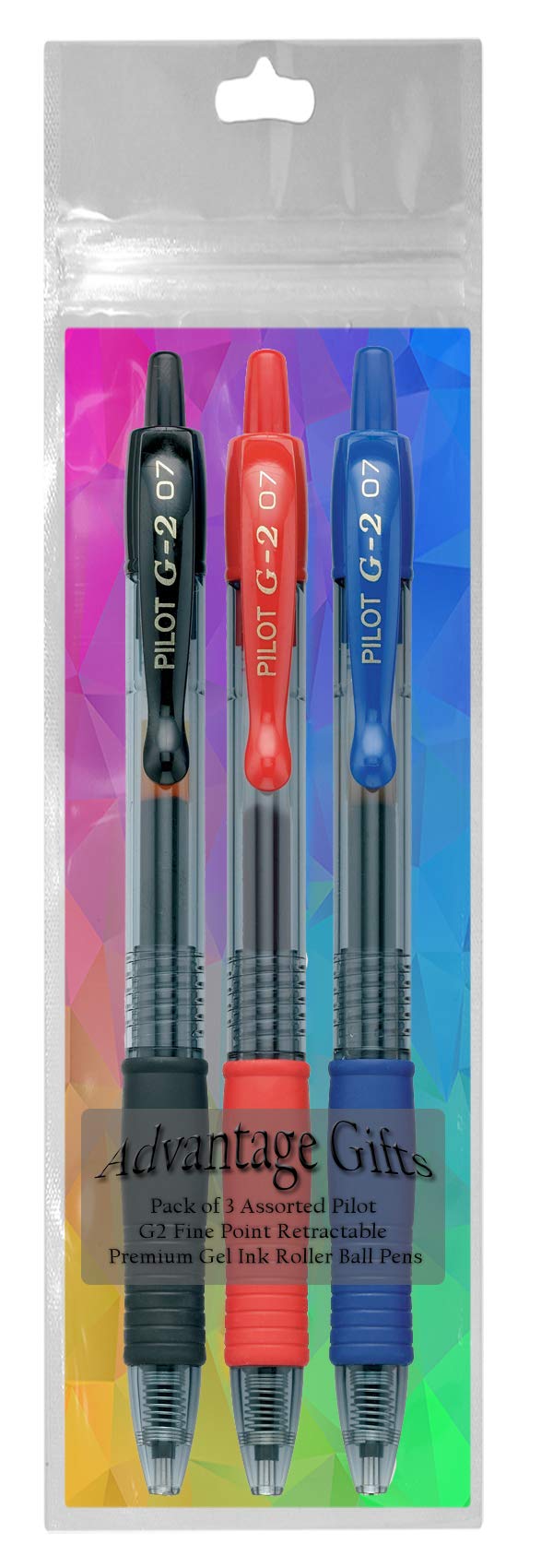 Advantage Gifts G2 Retractable Premium Gel Ink Roller Ball Pens Fine Point Fine Point (.7mm)