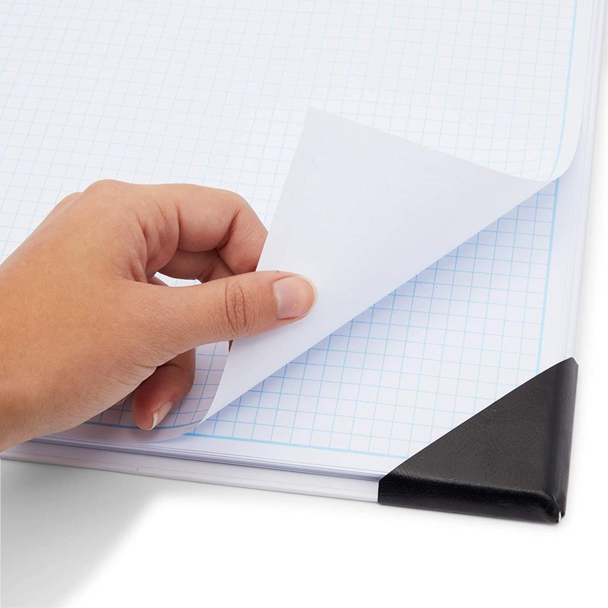 Stockroom Plus Desk Blotter Graph Paper Pad - 17 x 12 in, 50-Sheet White Refillable Desk Pad Mat