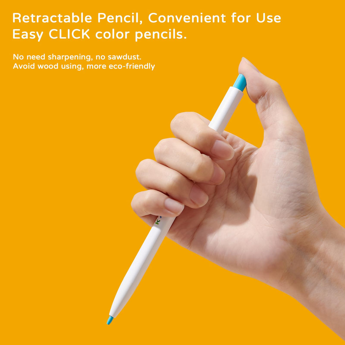 Kaco KALOR 36 Premium Color Mechanical Pencils, Refillable Soft Lead Core