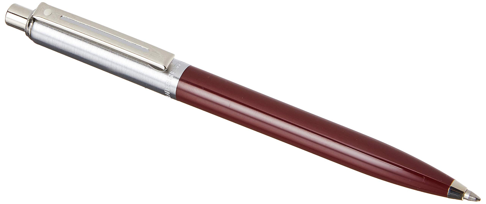 Sheaffer Sentinel Burgundy Ballpoint Pen with Chrome Trim