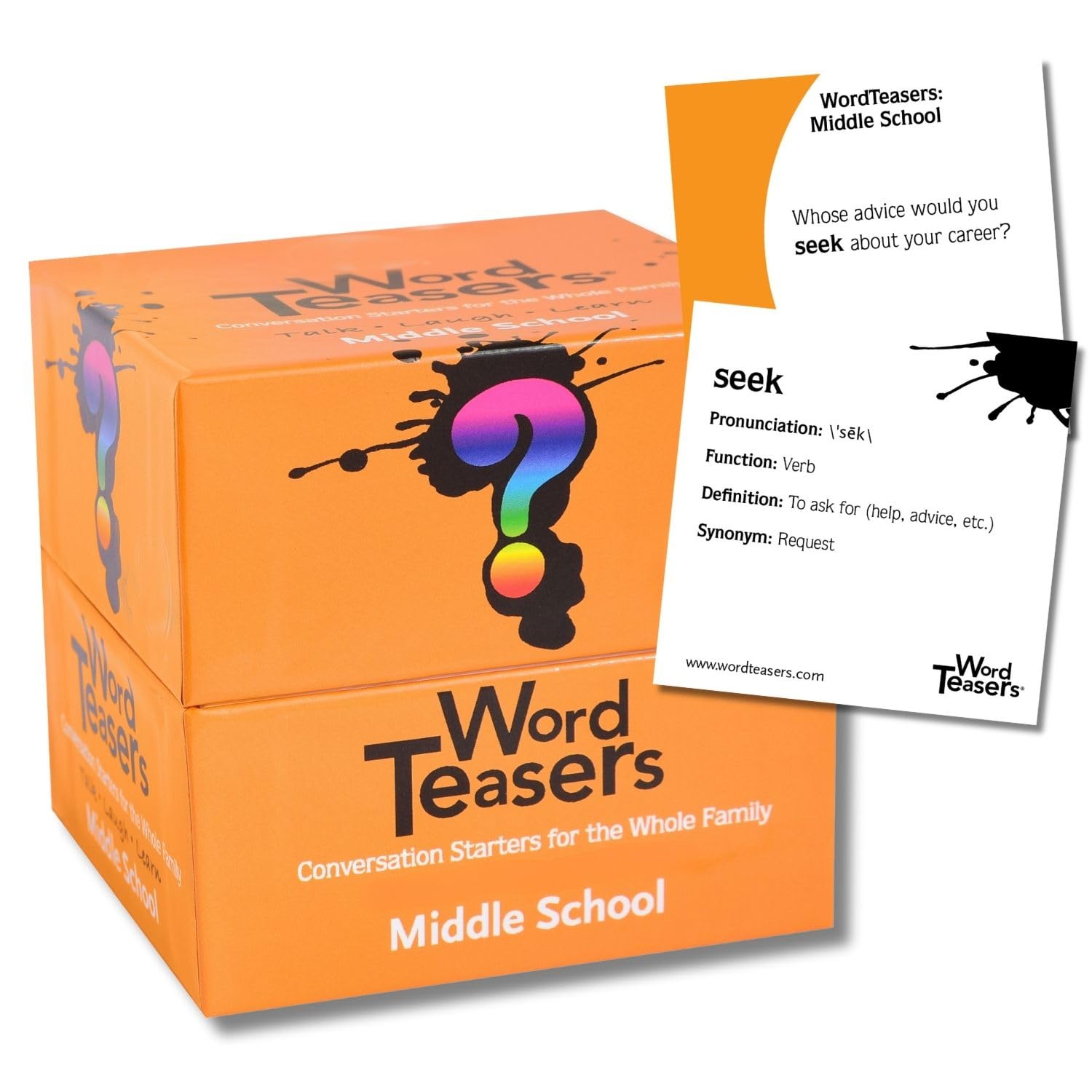 ? WORD TEASERS Middle School - Vocabulary Game for Kids 10-13 - Fun Family Conversation Starters