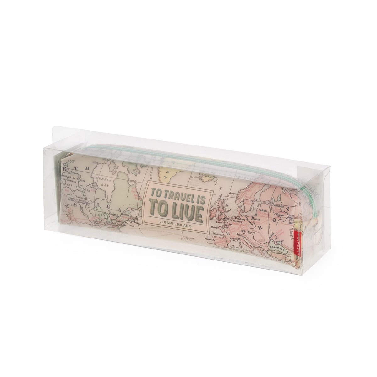 Legami, Unisex Adult Transparent Pencil Case, Travel, One Size