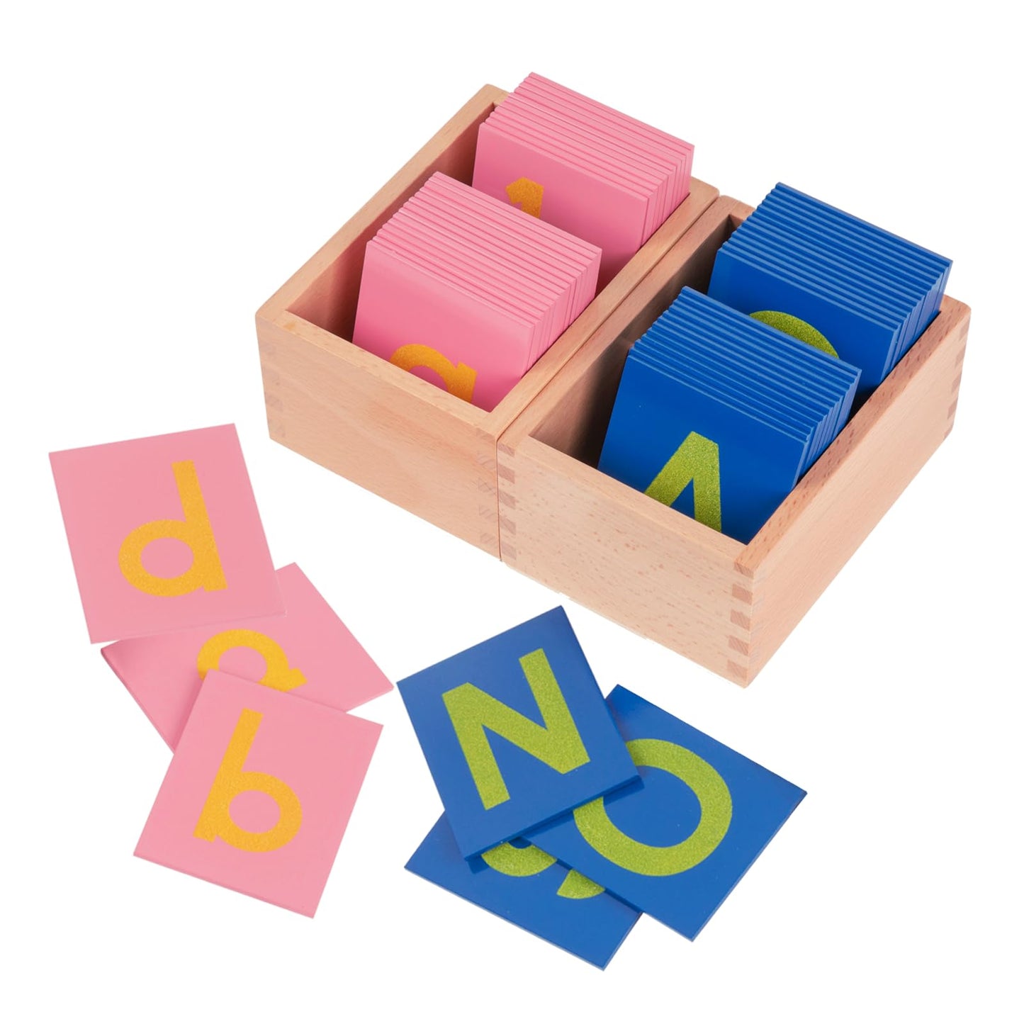 Adena Montessori Lower and Capital Case Sandpaper Letters,Early Child Development Learning