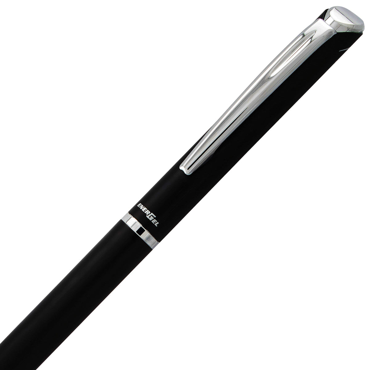 Pentel EnerGel Style Gel Pen, (0.7mm) Medium Line, Black Barrel, Black Ink, Gift Box w/Belly Band
