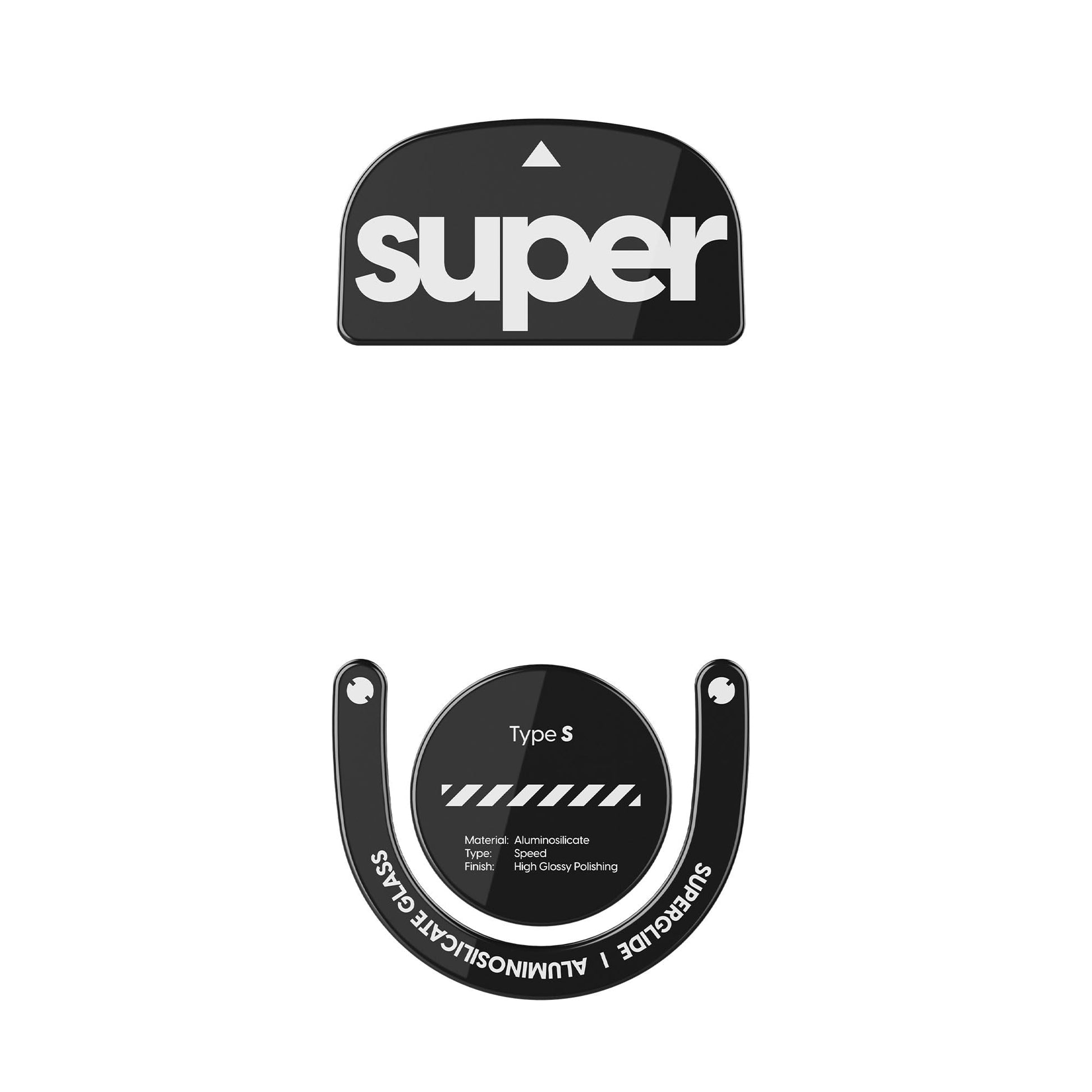 Pulsar Gaming Gears Superglide Type-S Skates for GPro X Superlight 2, Black