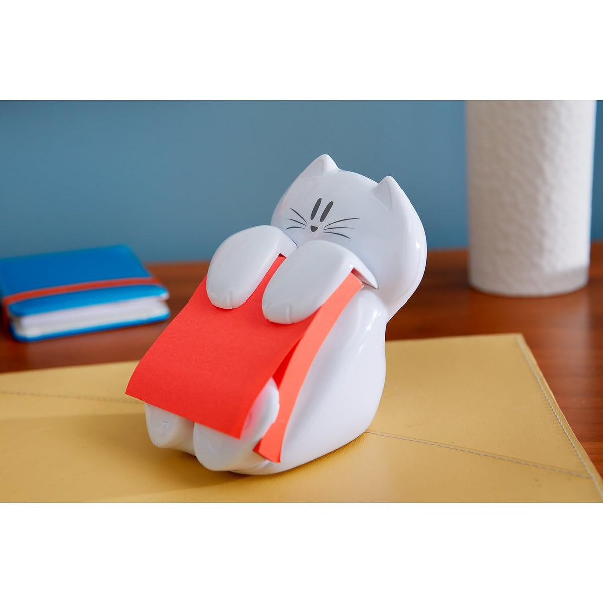 Post-it CAT330 Pop-Up Note Dispenser Cat Shape, 3 x 3, White
