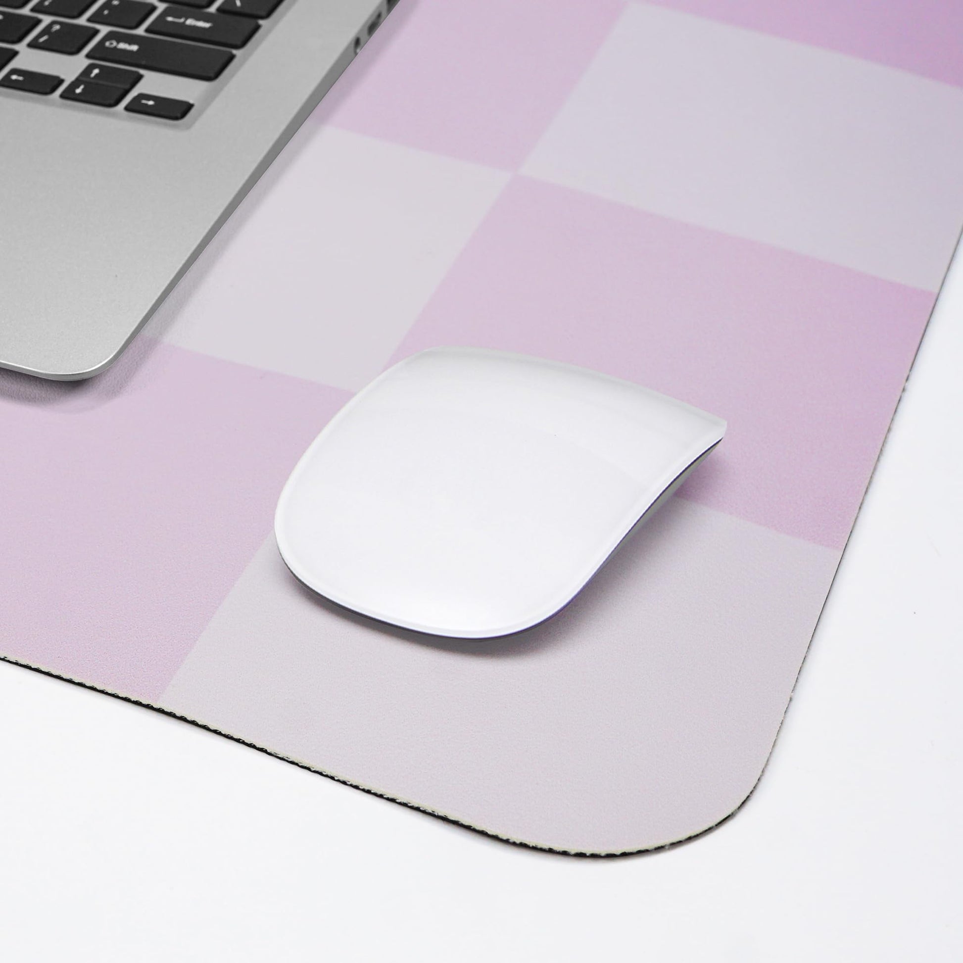 AFIING Purple Desk Mat 31.5" x 12", Leather Desk Pad