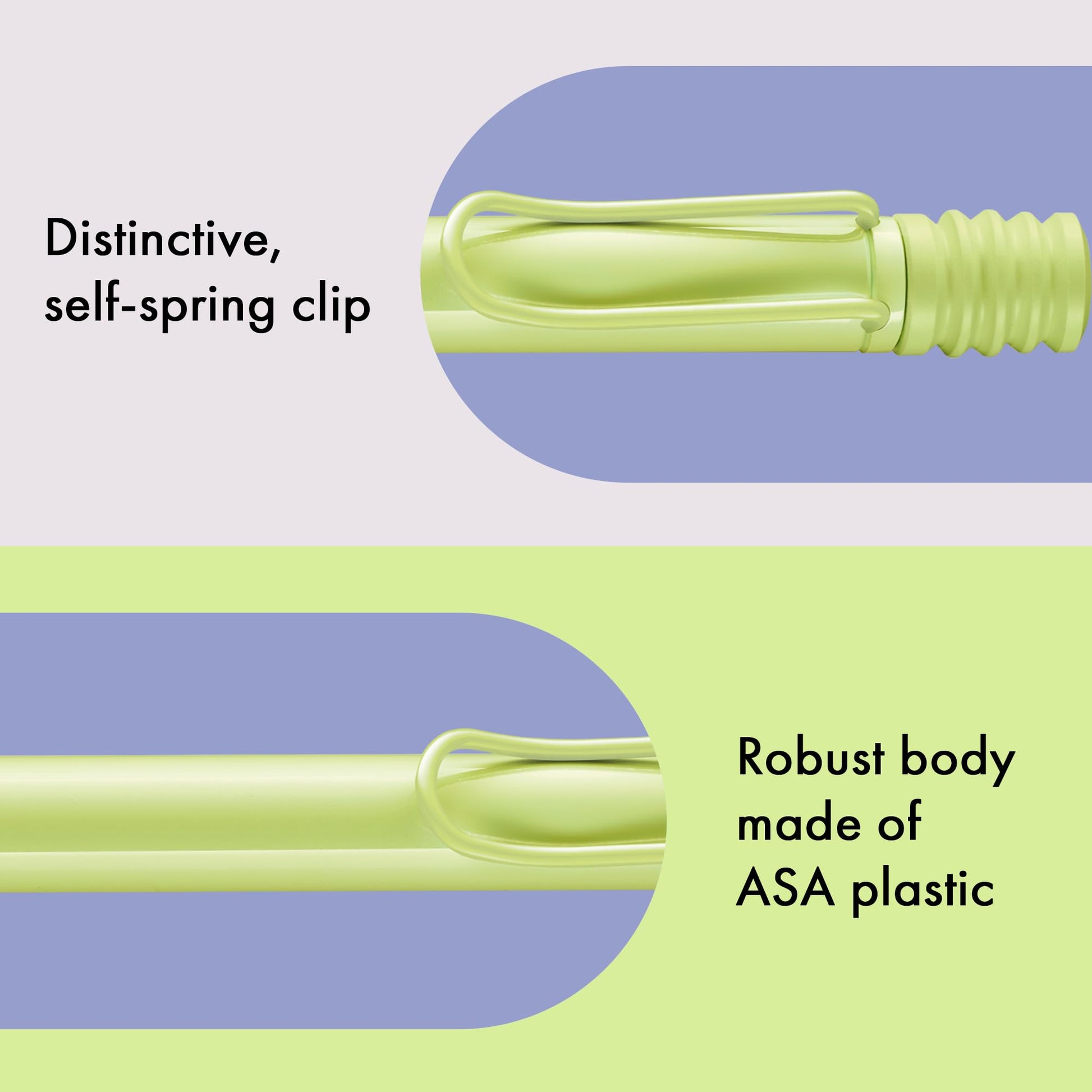 Lamy safari springgreen - Ballpoint Pen with ergonomic grip & line width M - for pleasant long
