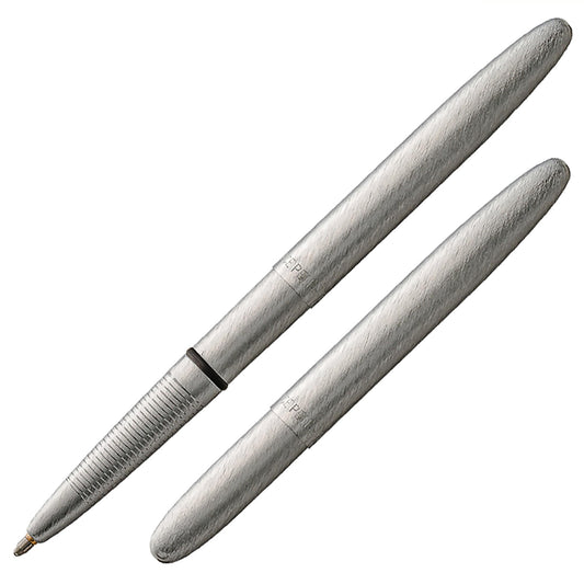 Fisher Space Pen Brushed Chrome Pressurized Ballpoint Bullet Pen, Gift Box