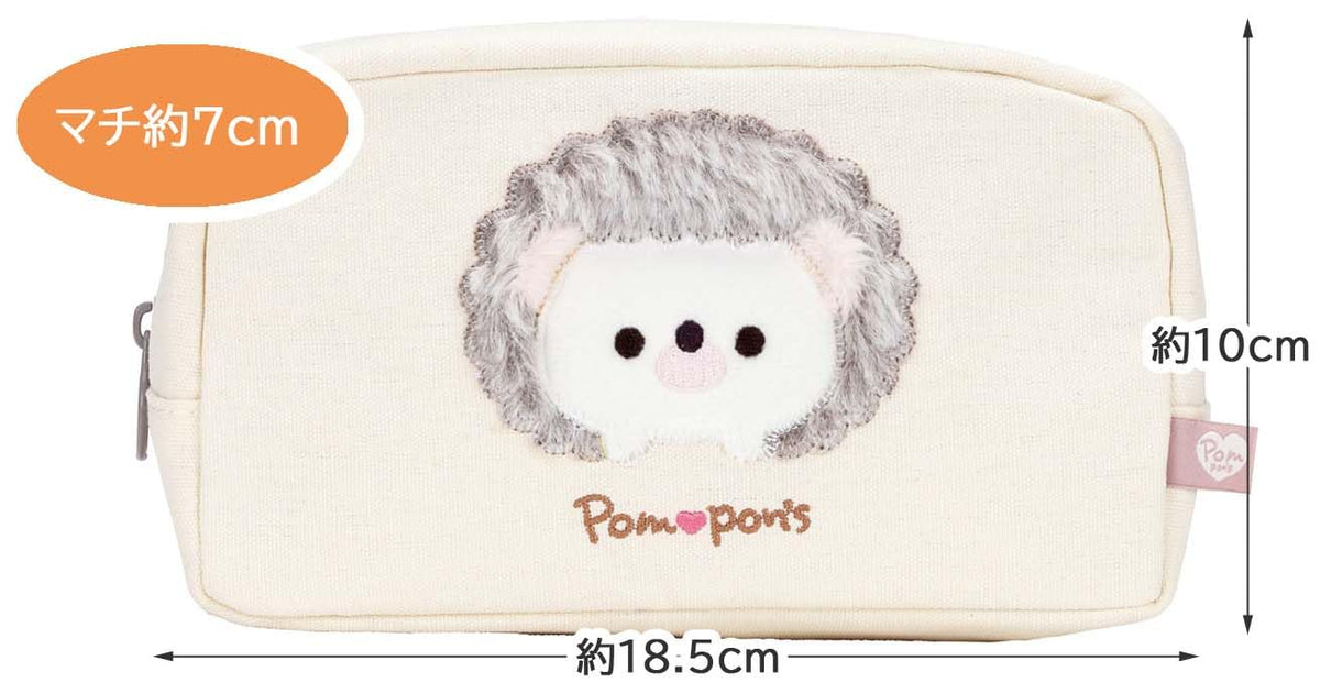 Skater ZPC1-A Pencil Case Pompon's Hedgehog