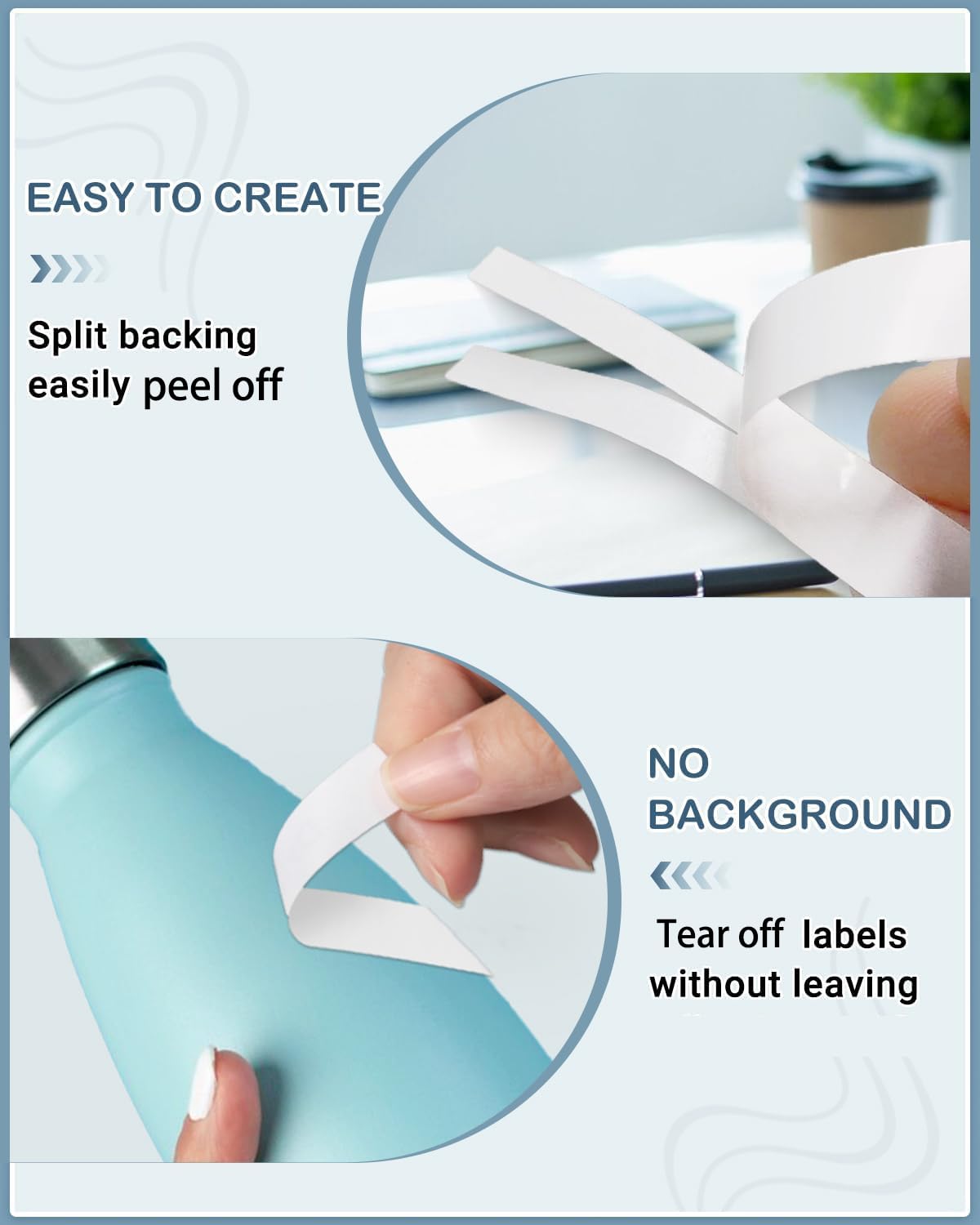 Replacement for 18mm 0.7 Laminated White TZe Tape Brother Label Maker Tape