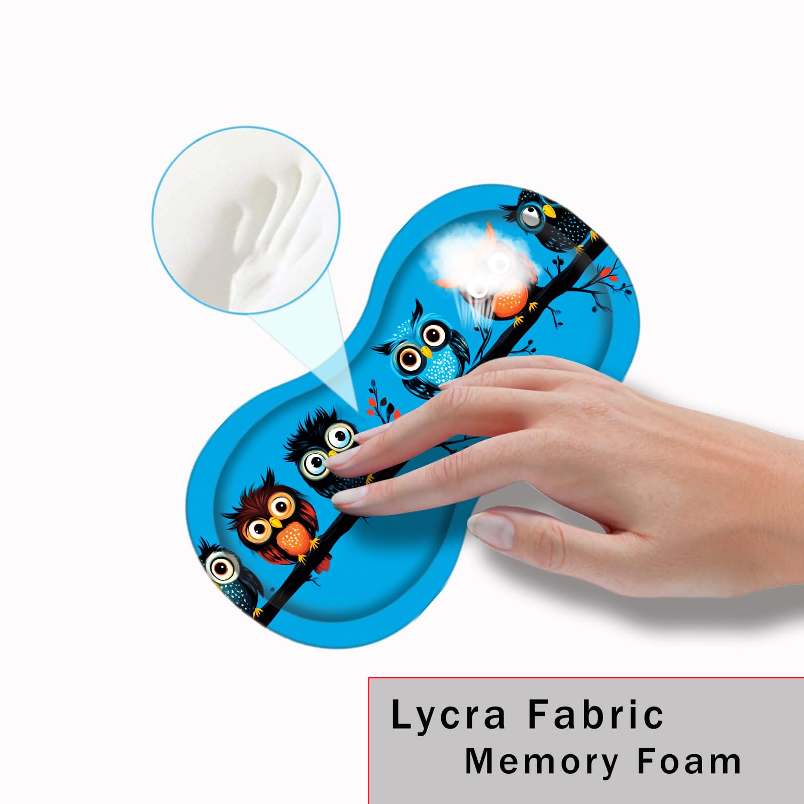 CICPLKSE Mouse Pad with Wrist Support + Desk Mat + Coaster 3 in 1 Set, XL Large Gaming Mousepad