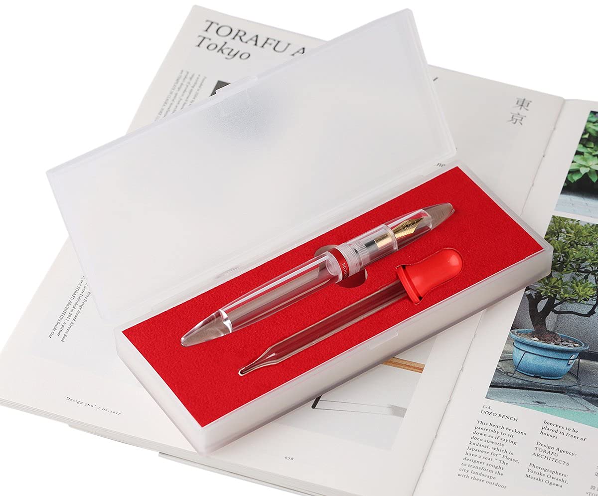 erofa Majohn M2 Eye Dropper Fountain Pen, Large-Capacity Ink Storing, Fine Nib Writing Pen Set for