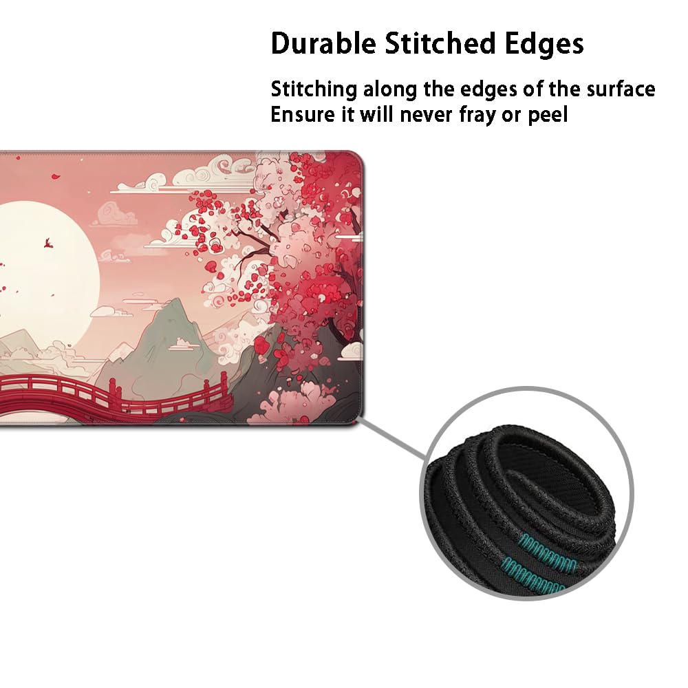 Desk Mat, Large Gaming Mouse Pad with Wrist Rest, 4 in1 XXL Mouse pad+Keyboard Wrist Rest+Mouse Pad