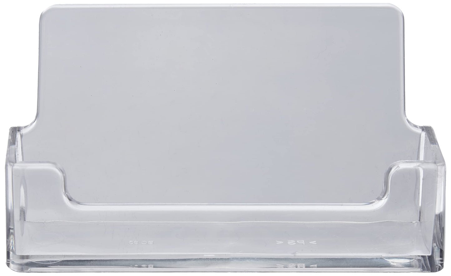Taymar® Business Card Holder Landscape Format DIN A8 (95 x 52 mm) Transparent