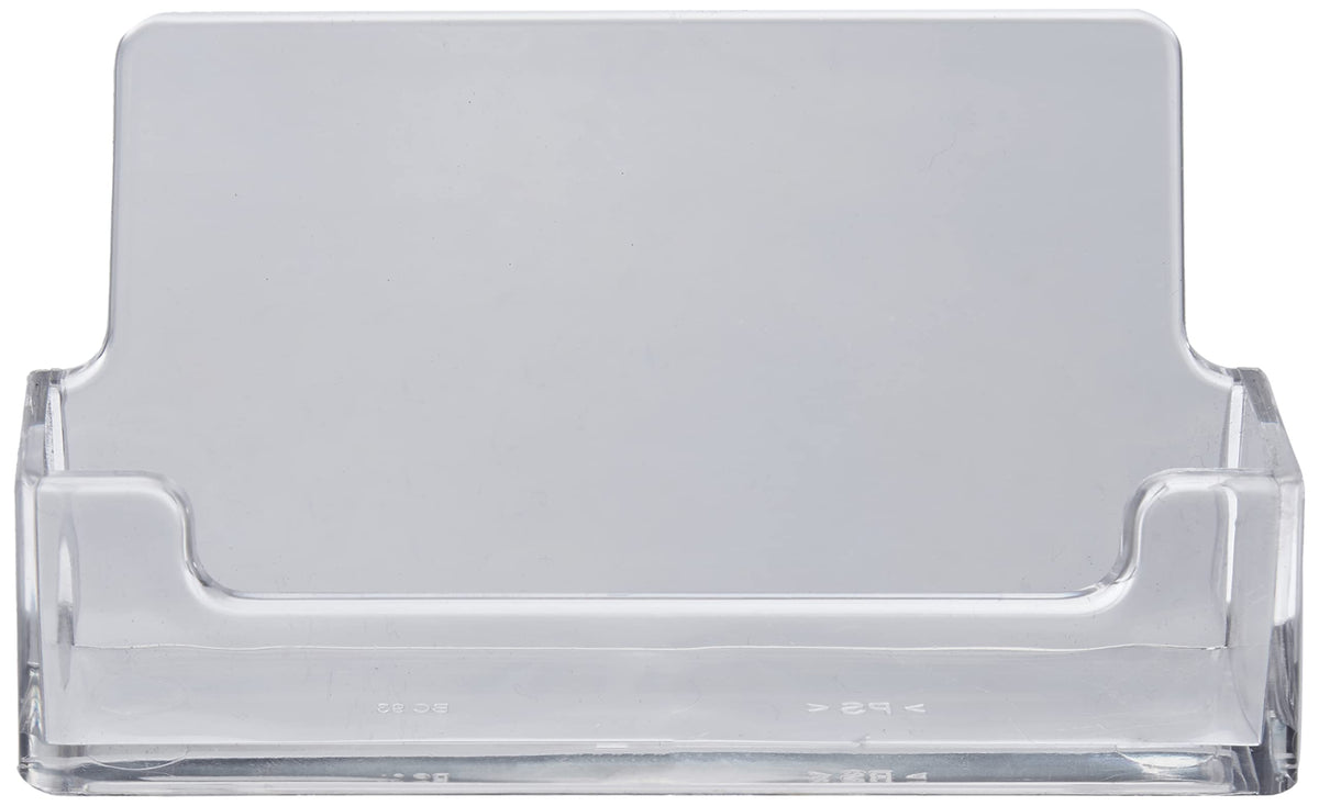 Taymar® Business Card Holder Landscape Format DIN A8 (95 x 52 mm) Transparent