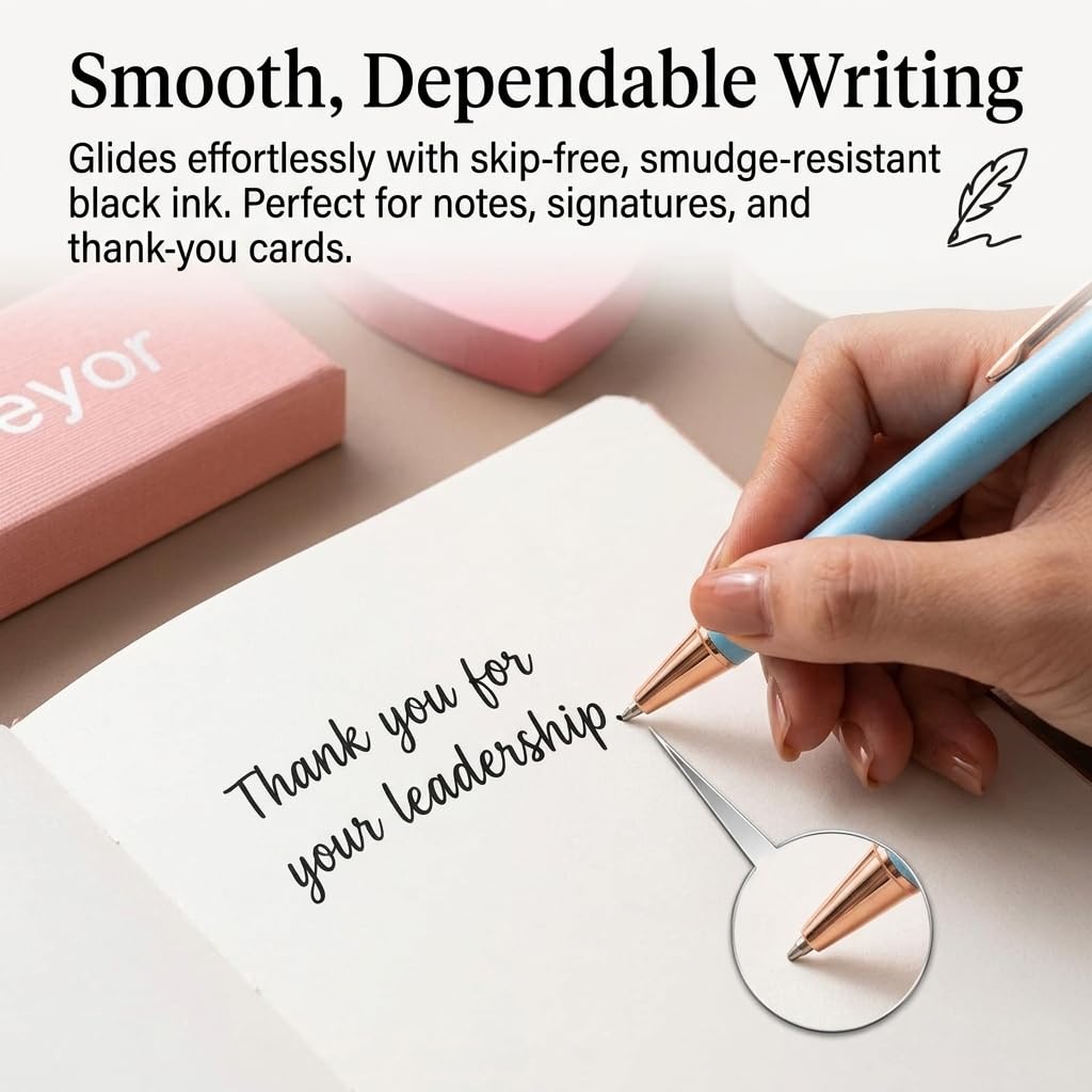 Jxueych Boss Gifts for Women, Boss Lady Gift Set of 3 Motivational Pens