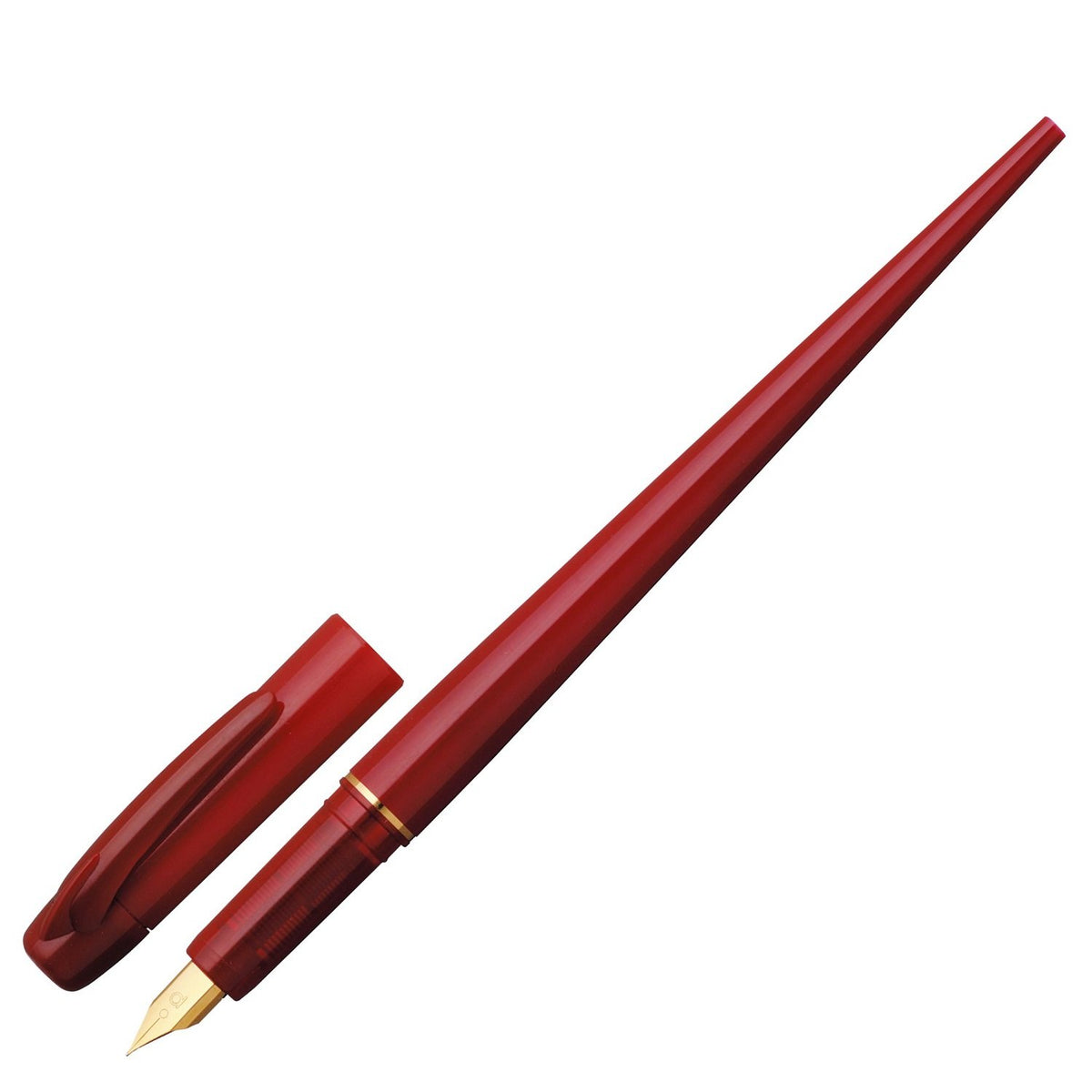 Platinum DPQ-700A#10-1 Fountain Pen, Desk Pen, Red, Extra Fine