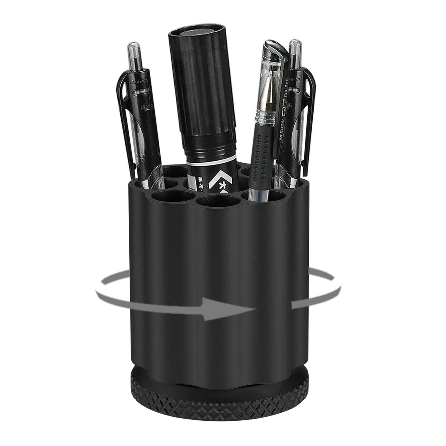 QIAN76 Rotating Revolver Pen Holder, Gun Cylinder Pen Holders, Favorite Pencil Holder and Perfect