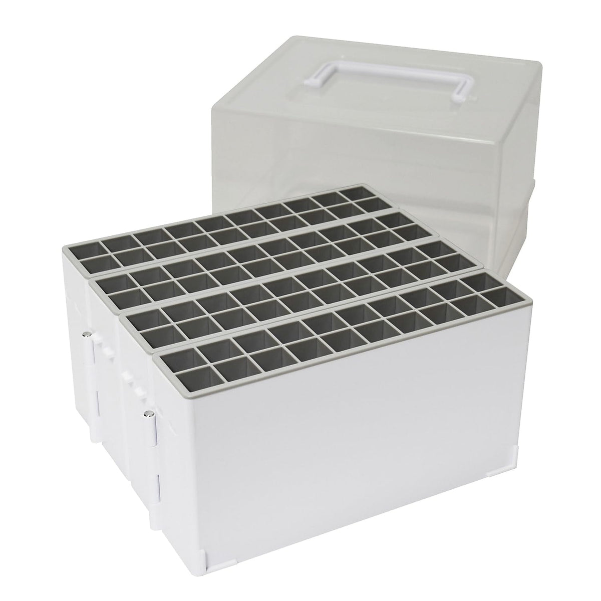 Deflecto Expandable Marker Accordion Organizer - White/Clear