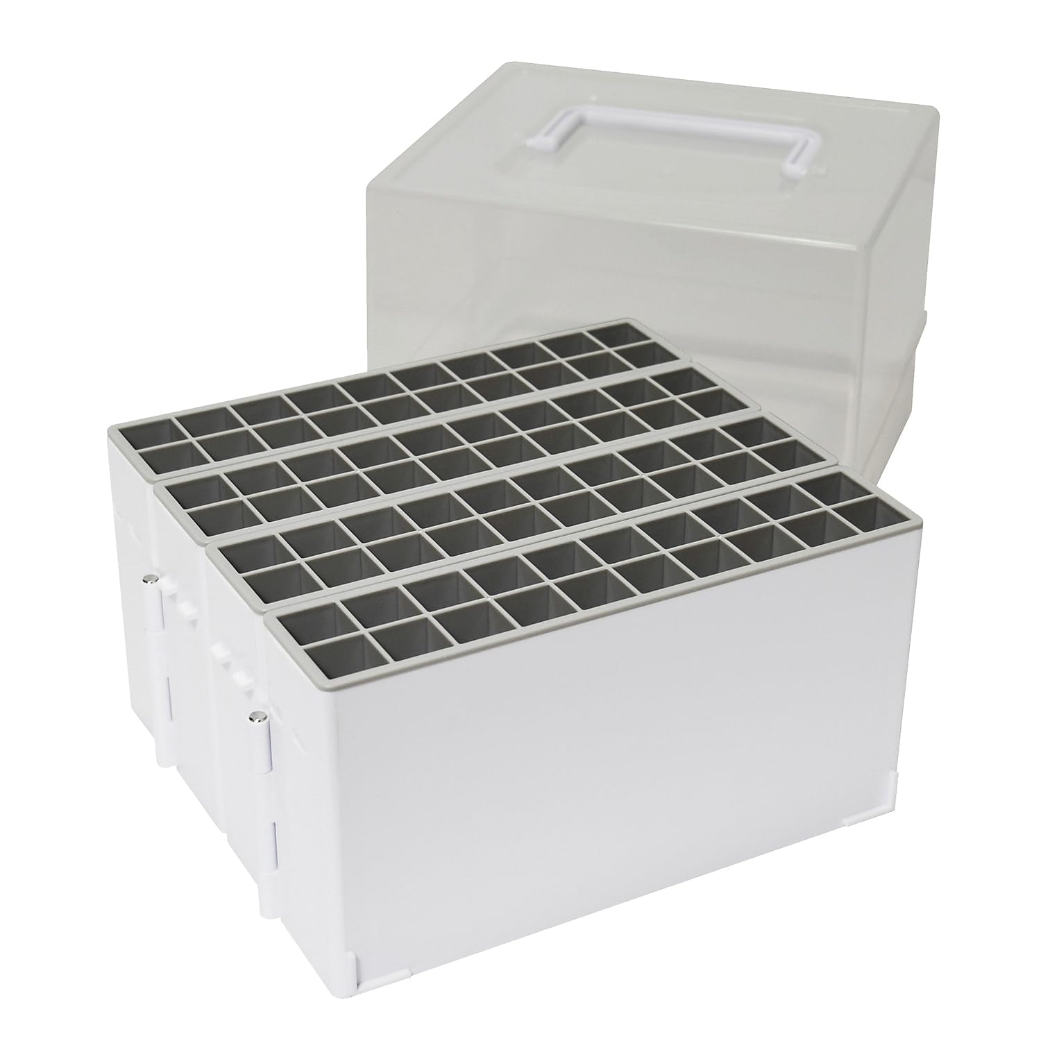 Deflecto Expandable Marker Accordion Organizer - White/Clear