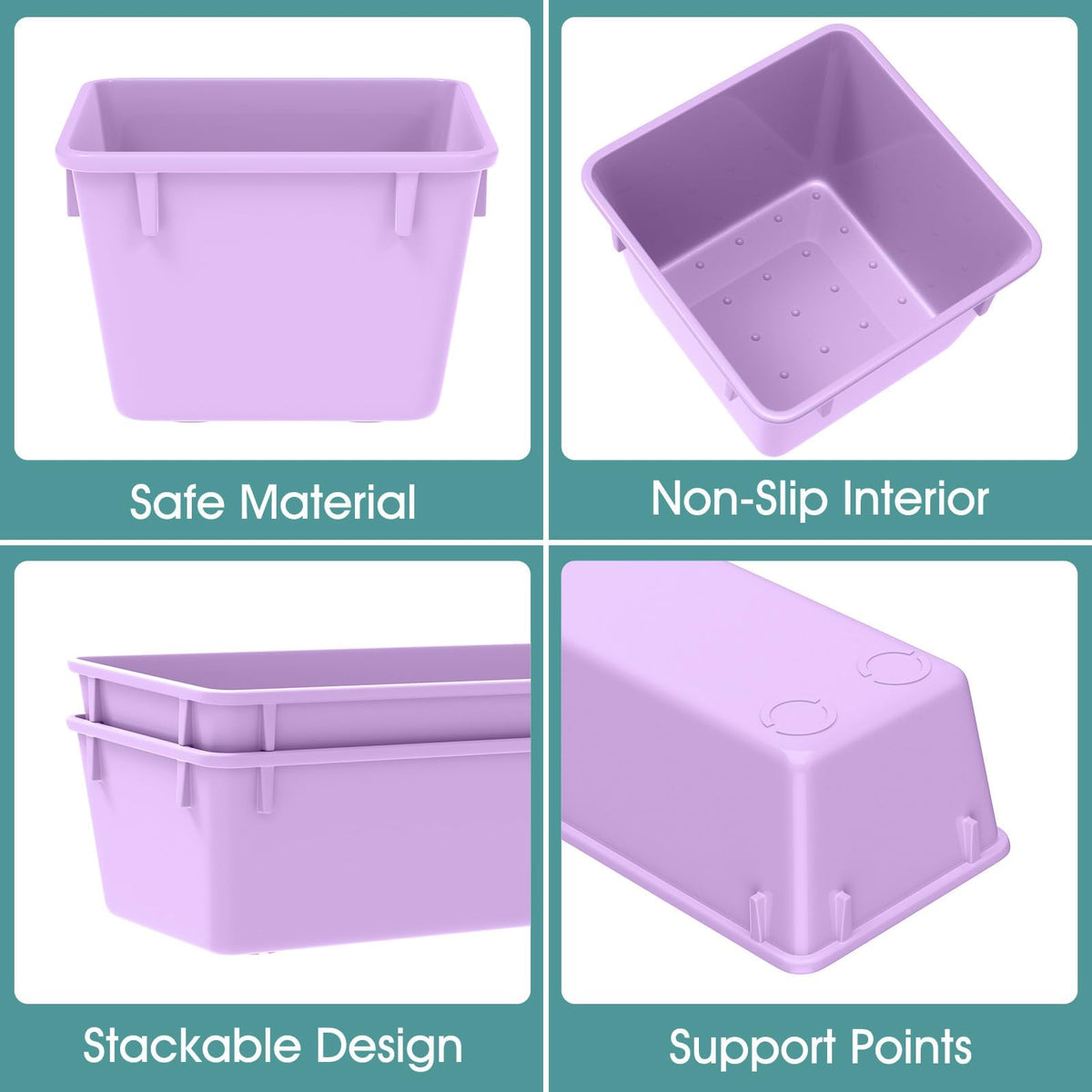 25 PCS Plastic Drawer Organizer Set, Makeup Organizers and Storage Bins