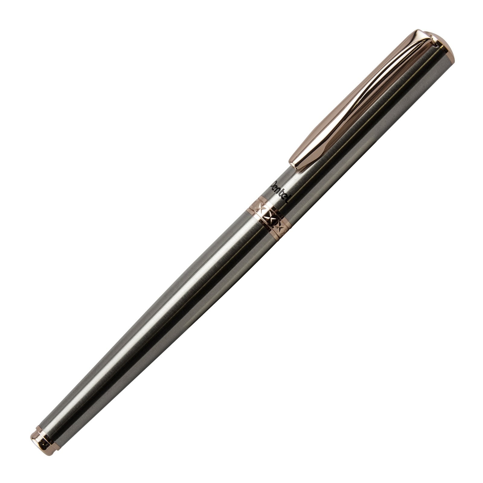 Pentel Libretto Roller Gel Pen, Rose Gold, Black Ink with Gift Box, Pen (0.7mm), 1 Pack (K600PG-A)