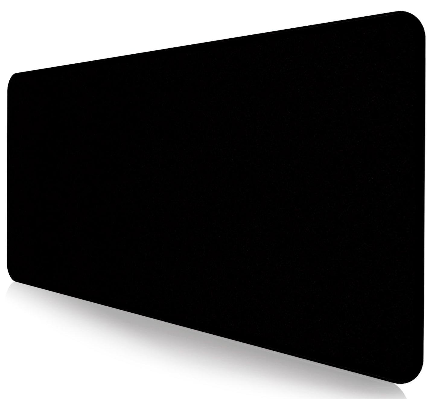 Large Black Computer Mouse Pad, Office Non Slip Gaming Desktop Keyboard Pad