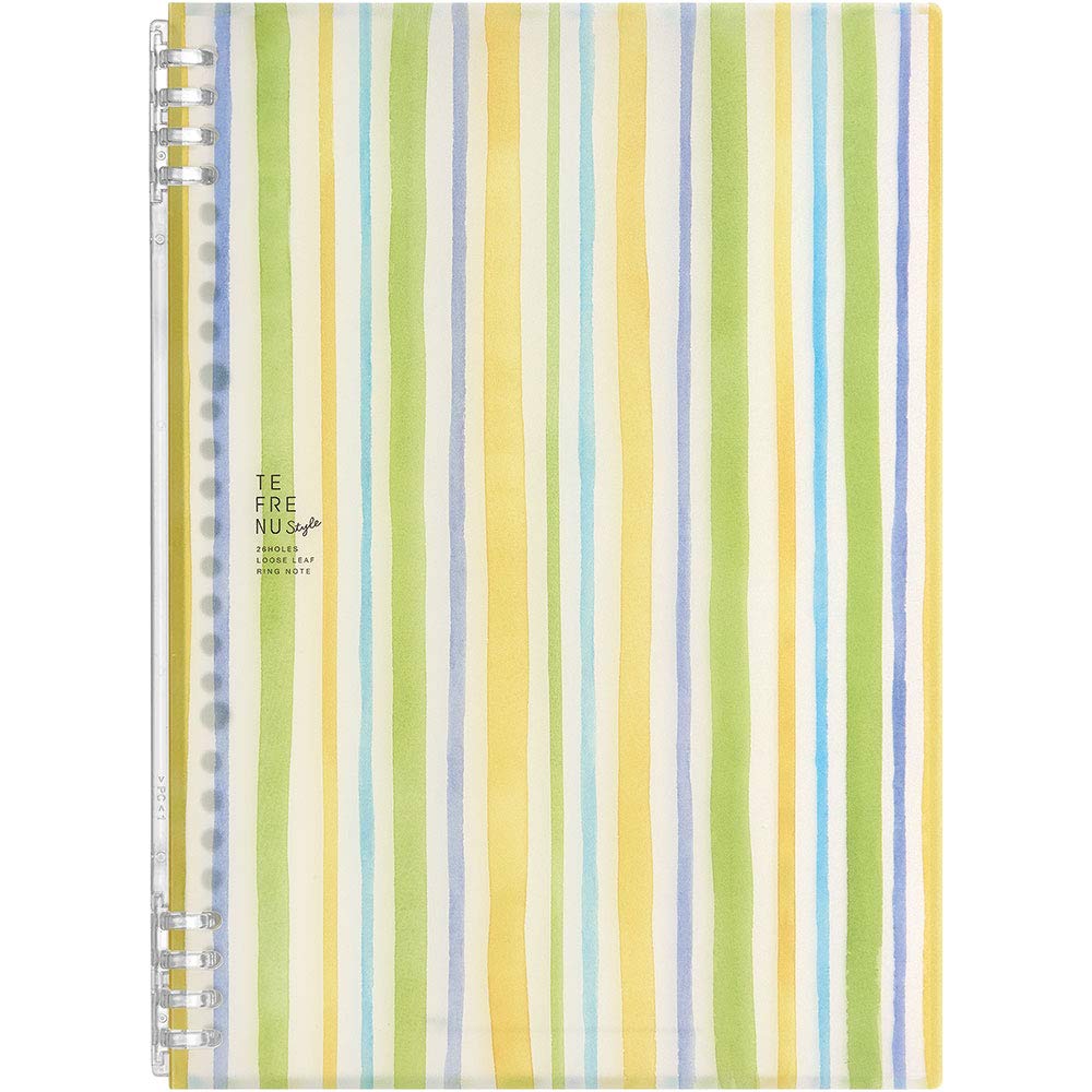 King Jim 9855TES-L106 Tefline Style B5 Stripe Ring Notebook