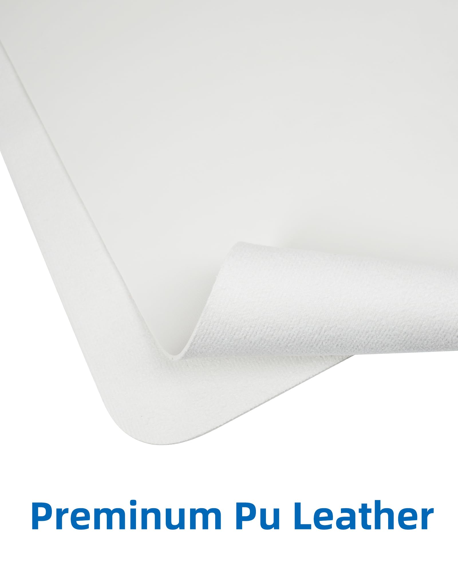 AFIING Leather Desk Pad Protector,48"" x 23""Large desk mat,Office Desk Mat, Non-Slip PU Leather