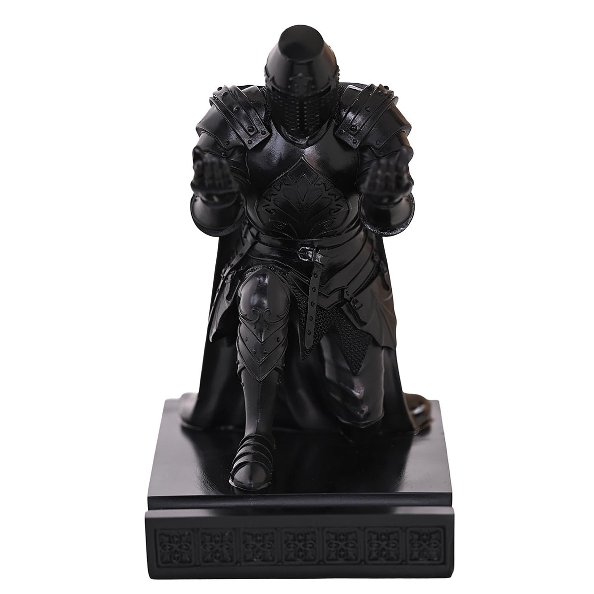 Medieval Templar Vanguard Officer Knight Pen Holder Desk Organizers Black