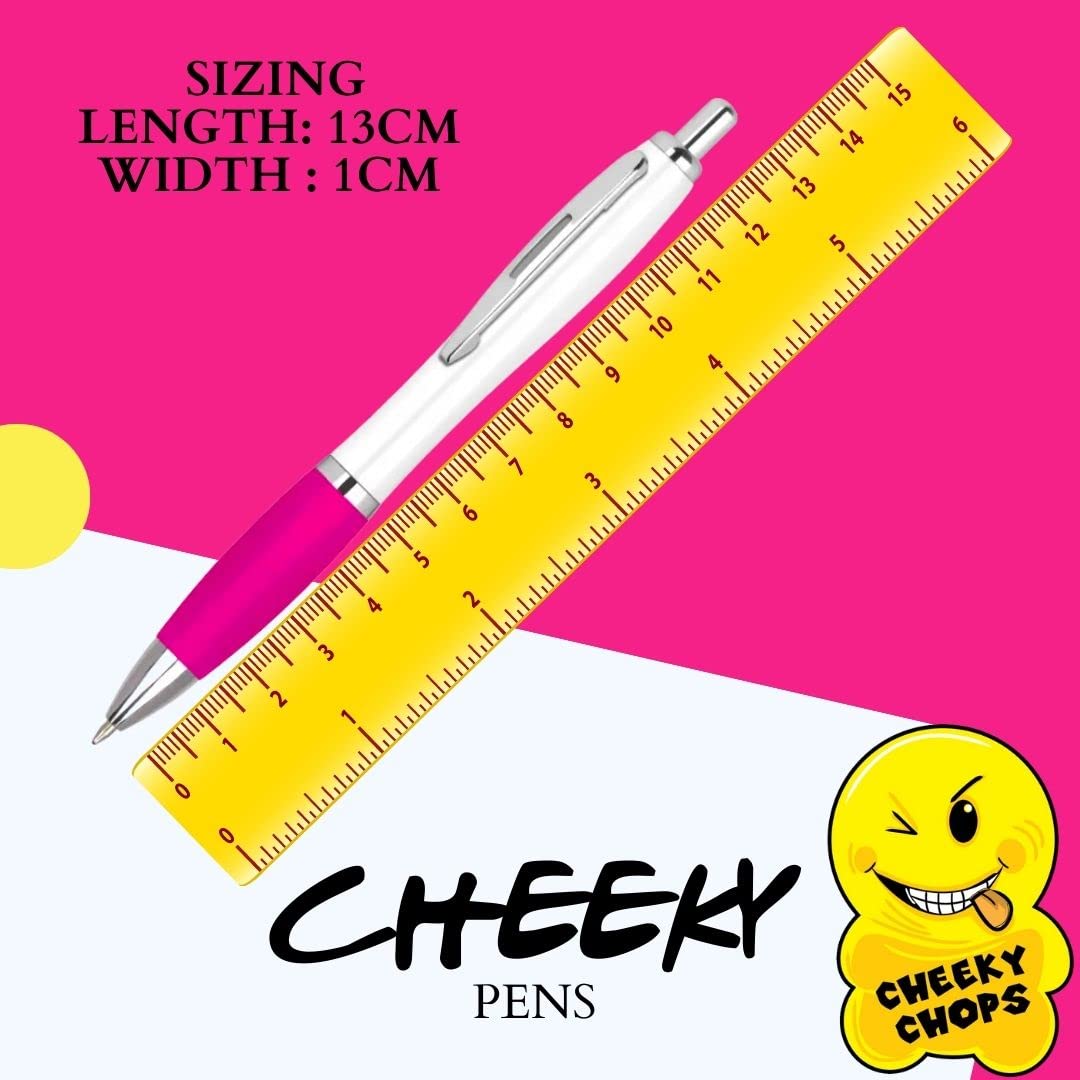 Cheeky Chops Funny Rude pens F**k off to your new job then Leaving present PEN65