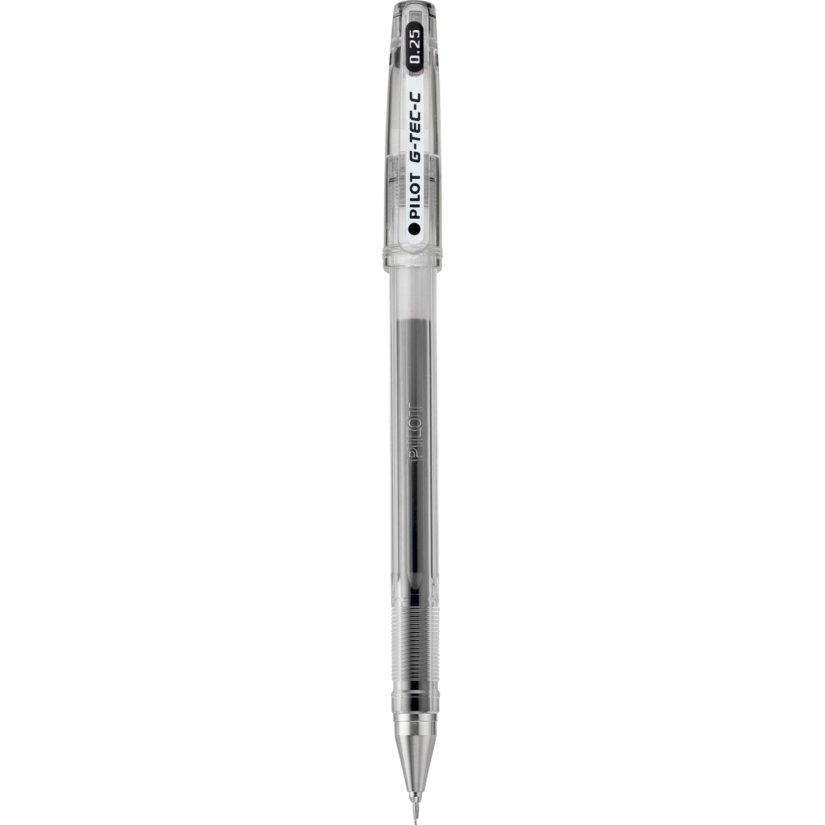 PILOT G-Tec-C Gel Ink Pens, Hyper Fine Point (0.25mm), Black Ink, 12-Pack