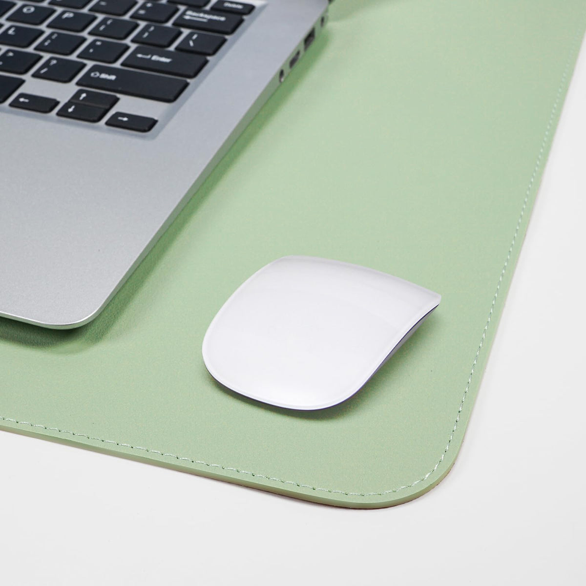 AFIING Cork Desk Mat 47" x 23.6", Dual-Sided Natural Cork & PU Leather Desk Pad, Non-Slip