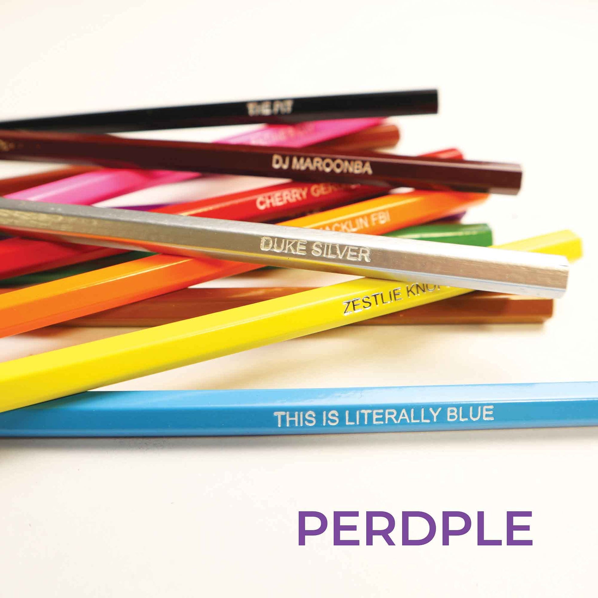 Pun Labs Colors & Recreation-Themed Colored Pencil Set for Fans of Parks & Rec | Set of 12 Parody