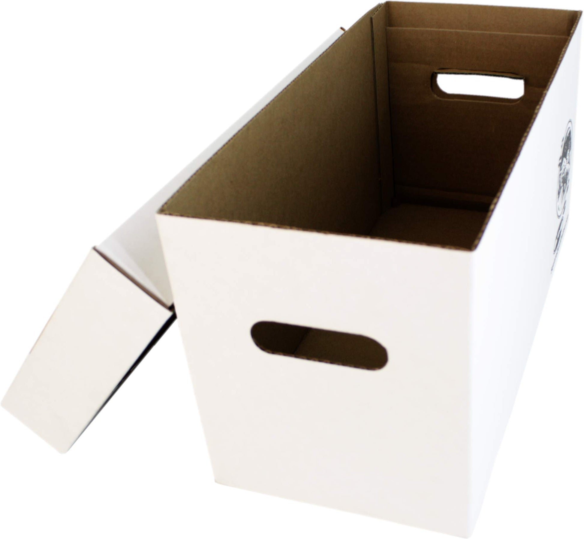 Durable Set of 5 - 7 inch Vinyl Record Storage Boxes - Sturdy Cardboard Construction with Removable