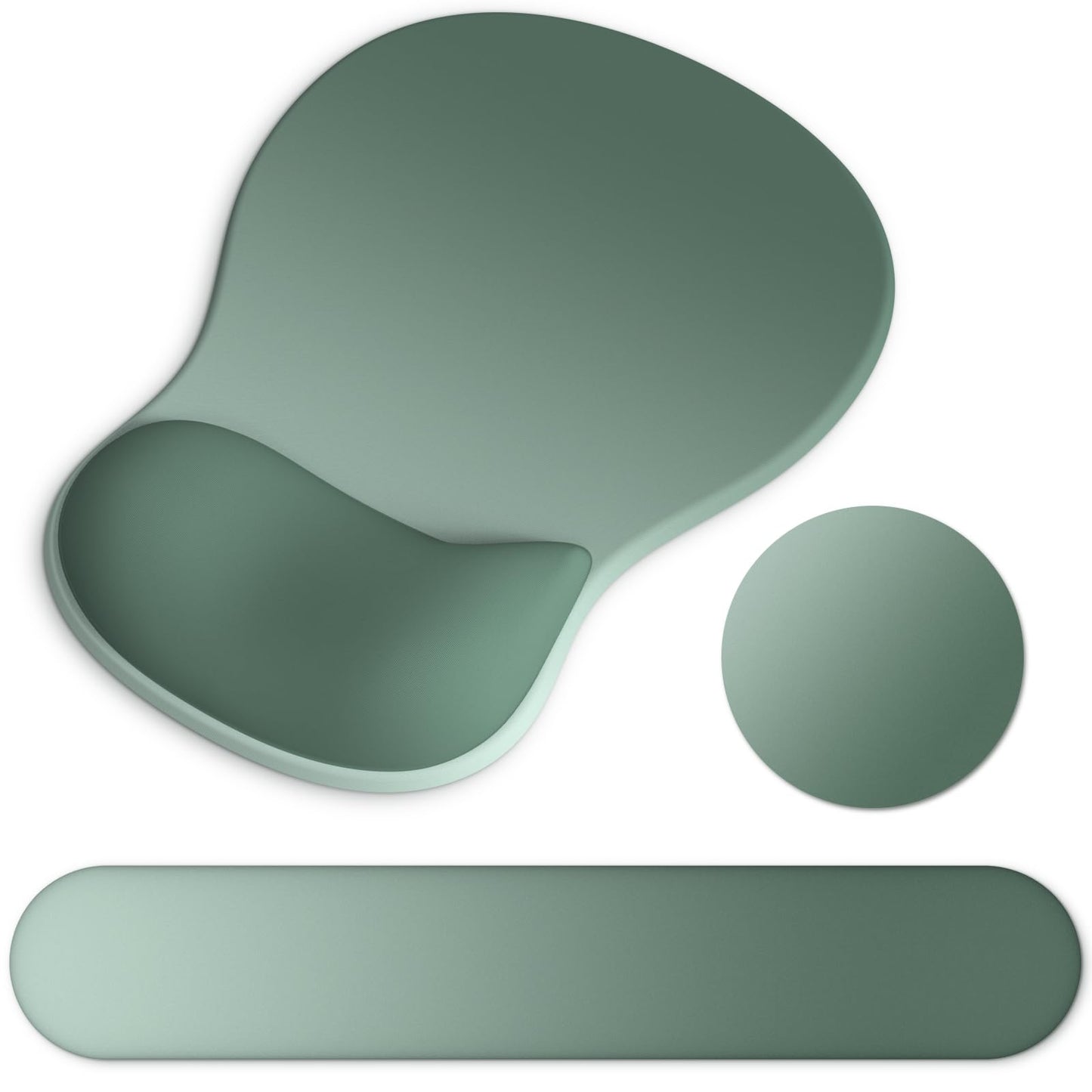 Ergonomic Mouse Pad with Wrist Rest and Keyboard Wrist Rest, Gel Mousepad