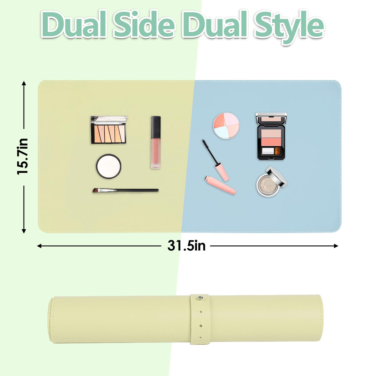 Makeup Mat for Vanity Top Protector,Dresser Protector Top Vanity Essentials,Craft Mats to Protect