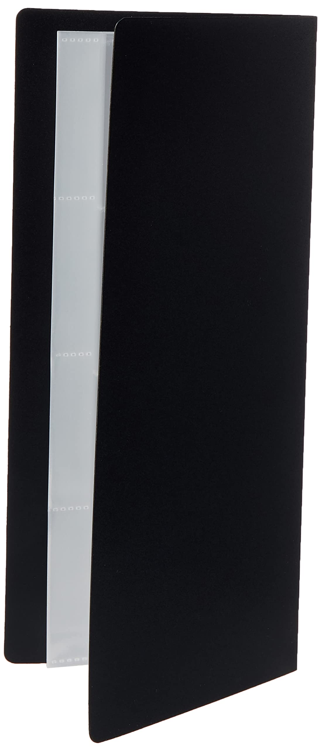 Q-Connect Polypropylene Name Business Card Holder 160 Card Black