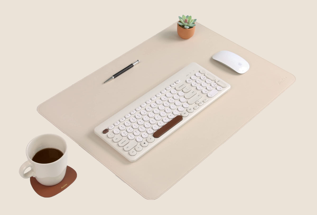 NODITO Dual-Sided Leather Desk Pad,Blotter for Laptop Computer,Mouse Pad,Writing,Drawing,Arts and