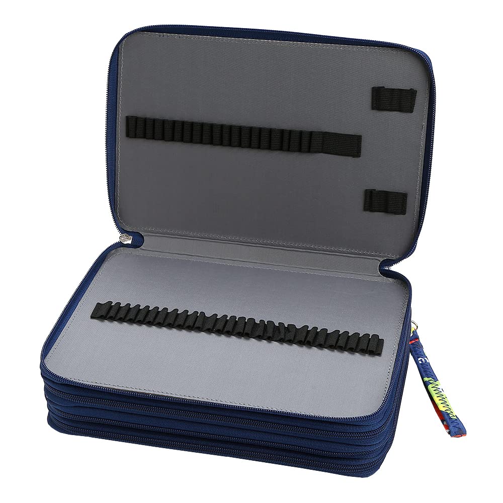 Lbxgap 216 Slots Pencil Case Organizer w/Removal Handle Strap